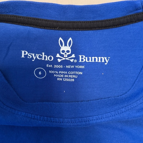 Psycho bunny short sleeve shirt size 6 large - Picture 2 of 4